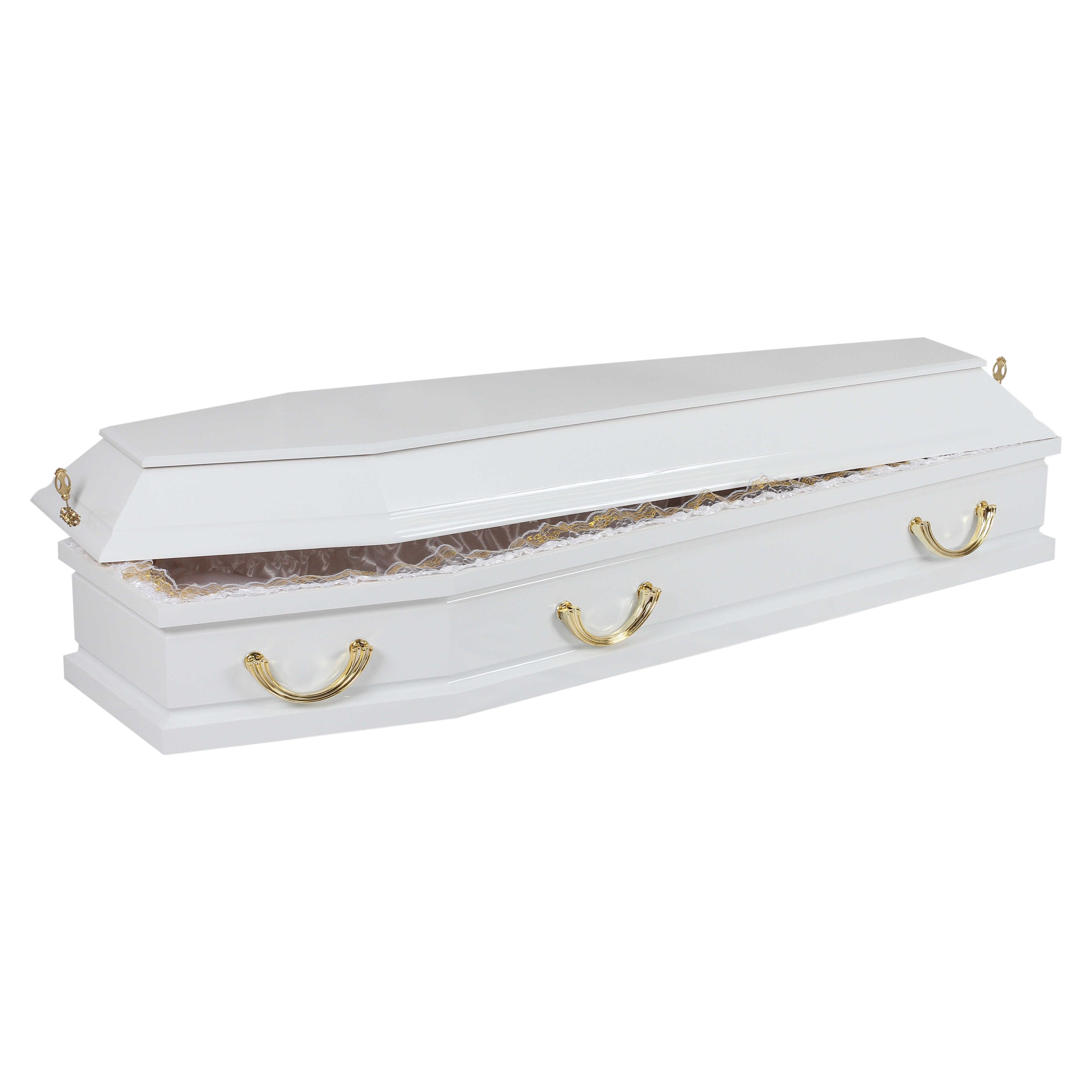 купить  Гроб Скрипка белая